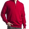 Jersey de lana hombre Great and British Knitwear_rojo